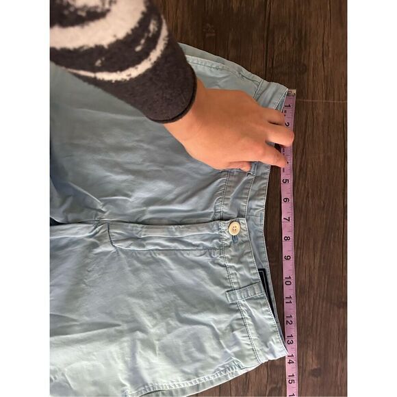 Vineyard Vines By Shep & Ian Light Blue Flat Front Chino Club Short Size 30 - Picture 12 of 14